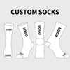 Zhuji High Quality White Socks Custom Logo Design 100% Cotton Wholesale Embroidery Crew Socks