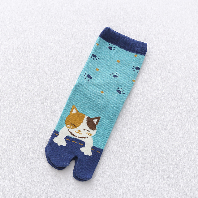 Custom Design Tube cotton sock toe socks women men