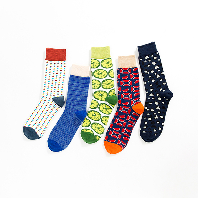 Unisex socks cotton striped crew square shoelace pattern sock wholesale for socks franchiser