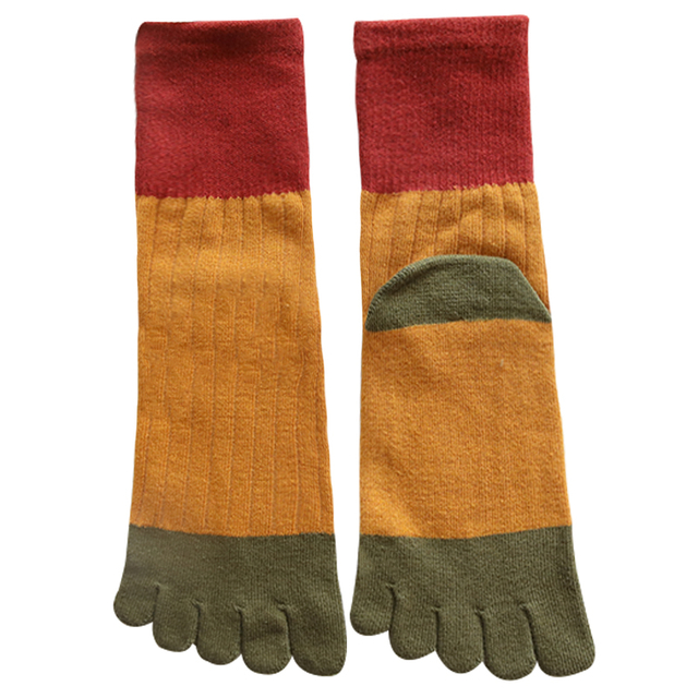 Your Own Brand Customizable Sock Factory sock knee high five toe socks funny fashion