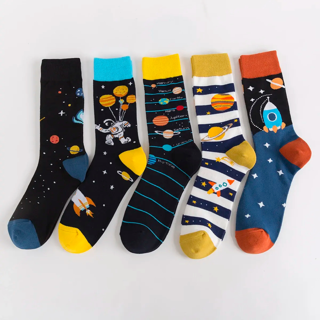 Wholesale Crew socks Cozy Unisex Cotton Lnitted Design Novelty Sport Custom Soft Crew socks