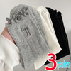 confidential Summer Sweet Lace Bow Long Socks for women Girls Hollow Sock Casual Crew Loose Sox Mid tube Thin Stockings 
