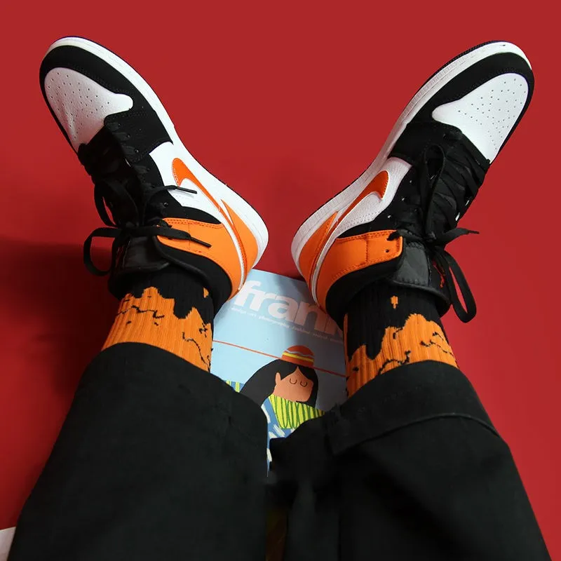  Compression Socks Men's Gym Sports Running Football Basketball Cycling Socks Varicose Veins Diabetes Blood 