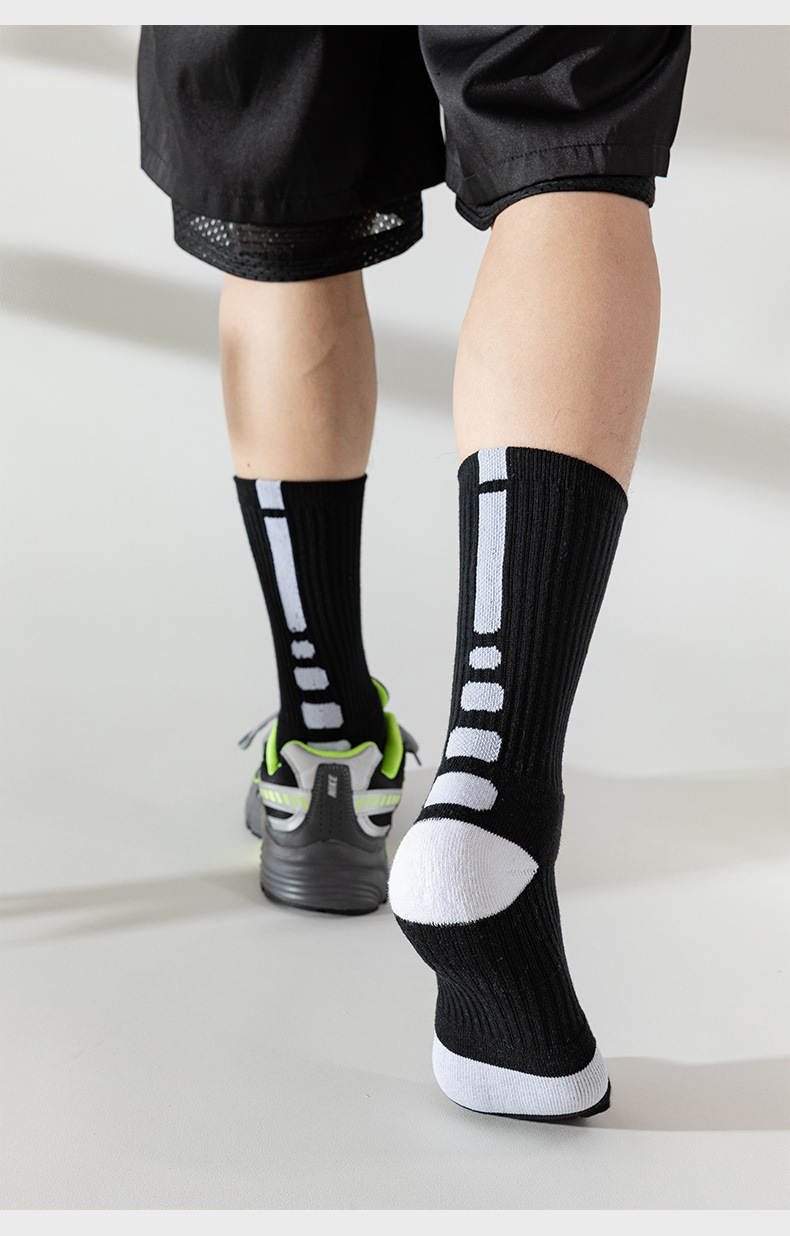  Unisex basketball sports socks breathable casual 