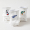 customized packaging Socks women Embroidered Ankle Socks Cartoon Cotton Sports Sock Crew Socks Korean Fashion 
