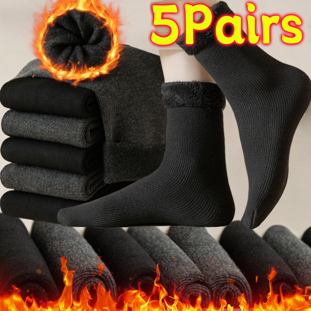 Customize by Drawing women Winter Socks Warm Thicken Thermal Snow Boots Floor Socks Soft Velvet Cashmere Sock Sleep Solid Color 