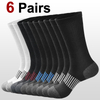  of Sports Socks Breathable Silicone Anti slip Dot Socks Football Socks Men's Mid calf Socks Basketball Yoga 