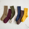 Global Supplier Ice Silk Socks women s Medium Tube Socks Deodorant Breathable Sweat absorbing Soft Cotton Solid Color Stocking 