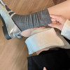Special Offer New women s Socks Retro Casual Breathable Simple Solid Color Girls Crew Socks School Comfortable Female Long 