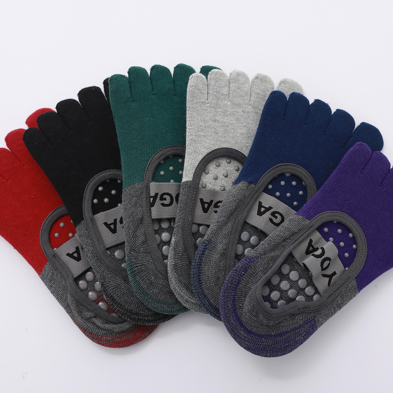 quality assurance Personalized graffiti pattern Yoga Pilates socks for women Non slip floor sports Calf socks Fashion all match