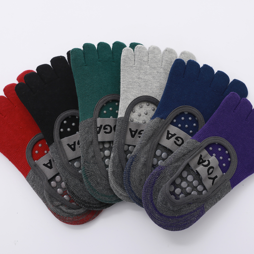quality assurance Personalized graffiti pattern Yoga Pilates socks for women Non slip floor sports Calf socks Fashion all match