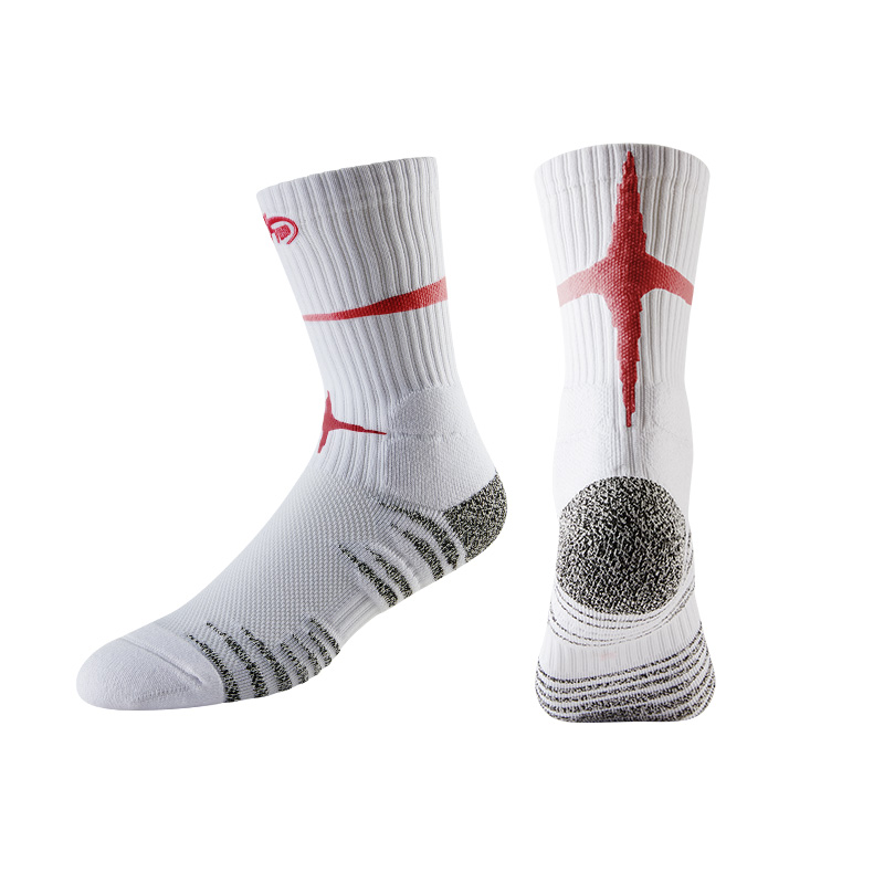  Towel Bottom Basketball Socks for Men Women Non Slip Ankle Support Long Tube Breathable Football Socks 