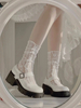 Latest Model Size Adult women s Personality Four Seasons Thick Mid tube Socks Artistic Color Polka Dot Pure Cotton 