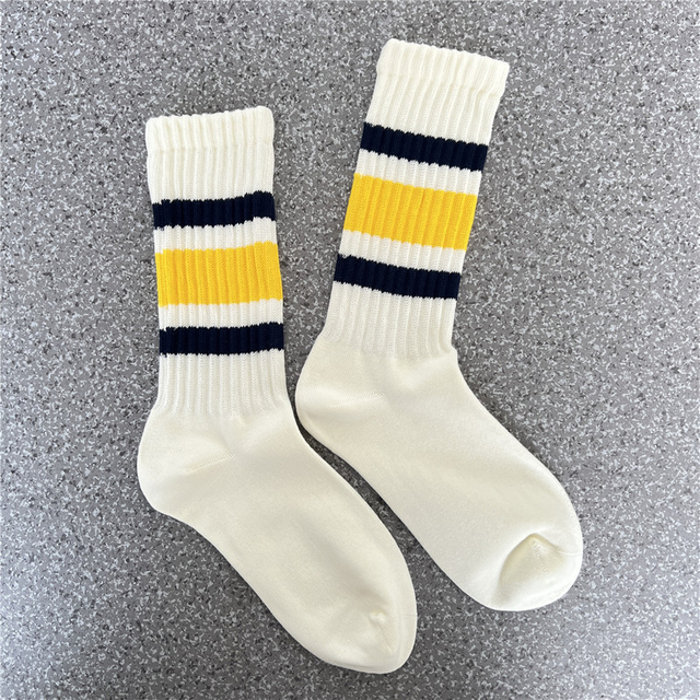  Socks Men's Cotton Deodorant Winter Towel Bottom with Velvet Mid tube White Stockings Thickened Sports Basketball 