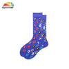 Wholesale and Customize Bear Pizza Beer and Flower Design Cotton Socks Knee High Sock in Many Colors Sizes and Material