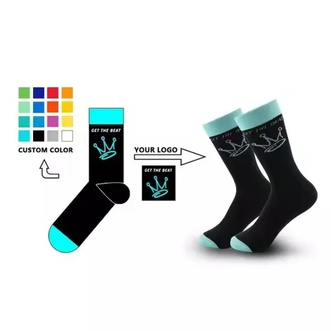 Custom Sokken Socken Sock-Stocking Athletic Sports Pilates Cotton Silicone Soccer Football Compression Man Men Crew Sports Anti Slip Non Skid Grip Socks