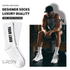 High Quality Custom Men Crew Socks Fashion Street White Crew Socks