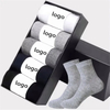 Fast Delivery OEM Custom Logo Cotton High Quality Design Crew Brand Packaging Dress Men Socks
