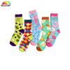 Customize and Wholesale Latest Design Colorful Fashion Happy Food Sock in Many Colors at Low Prices