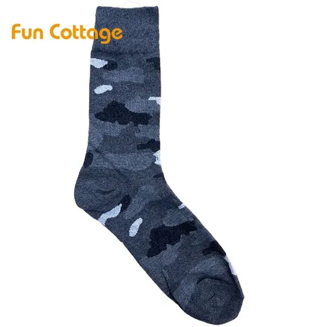 Customized Socks Embroidery Custom Men Crew Cotton