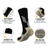 Custom Design Logo Athletic Sport Crew Soccer Socks Anti Slip Football Socks Grip Soccer Socks for Men