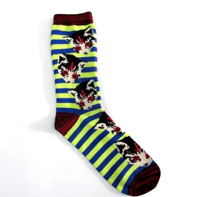 High Quality Low MOQ 100% Custom Made Cotton Socks Custom Design Logo Crew Men′s Socks