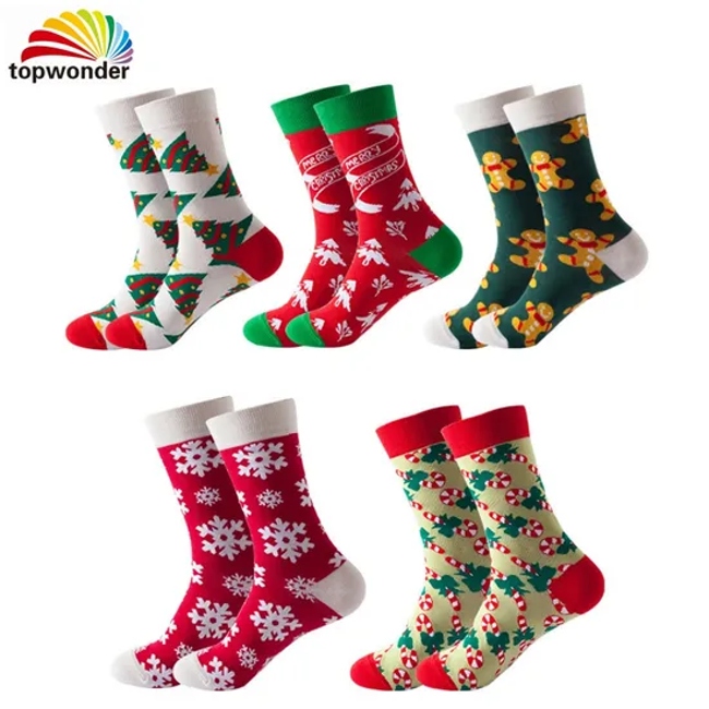 Wholesale and Customize All Sorts of Christmas Sock Knee High Sock Geometric Figure Sock Diamond Sock Dress Sock Crew Sock in Many Designs