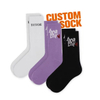 High Quality Fashion Unisex Non-Slip Sports Sock Custom Letter Cotton Pilates Socks Casual Crew Socks for Men