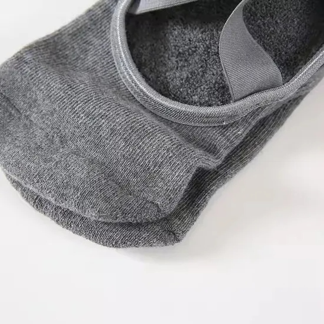 Customized Grip Compression Wholesale Women′s Men Ankle Dance Crew Non-Slip Cotton Yoga Sport Sock