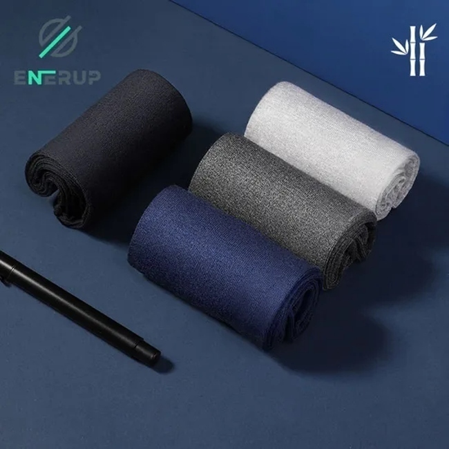Enerup Custom Men Crew MID-Calf Socks Unisex Bamboo Socks