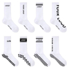 Custom Classic Men Sport Grip Socks Thin Knitted Technique Crew Football Socks