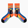 Fashion Low Price Unisex Men Women Polyester Cotton Wholesale Jacquard Crew Socks