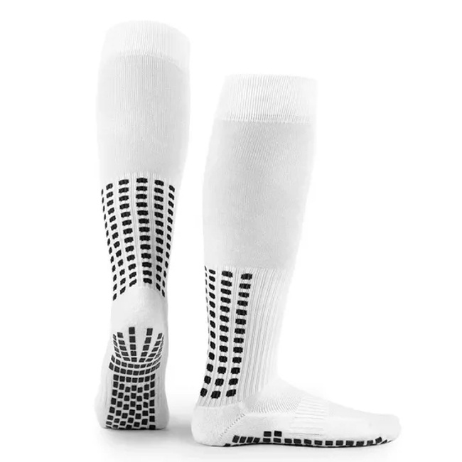 Custom Football Socks Cotton Men Sport Long Socks Over Knee High Soccer Grip Socks