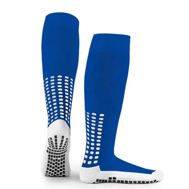 Custom Football Socks Cotton Men Sport Long Socks Over Knee High Soccer Grip Socks