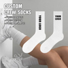 Custom Logo Cotton Men′s Sport Athletic Socks with Embroidery Crew Socks