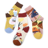 Sungnan Men Dress Cool Colorful Fancy Novelty Funny Combed Cotton Crew Socks