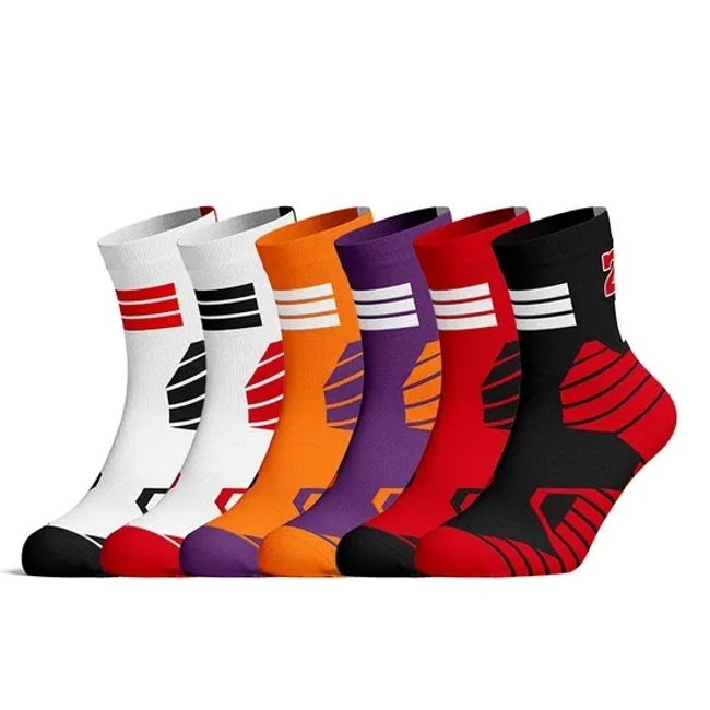 Wholesale Custom Performance Sports Non-Slip Athletic Soccer Grip Socks Anti Slip Football Socks for Men