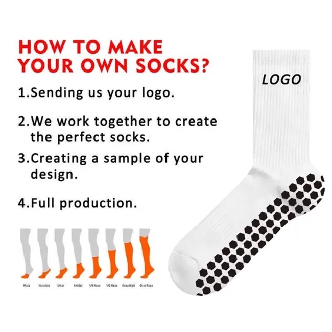 Men Women Personalized Mobility Pointe Studio Custom Yoga Dance Sticky Grip Bamboo Cotton Crew Sports Anti-Slip Sock with Non Slip Logo