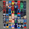 Custom Logo Crew Men Socks Anime Funny Cotton Socks Cartoons Character Novel Marvel Happy Cartoon Men Calcetines Socks