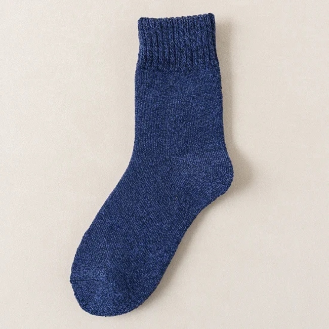 Winter Padded Warm Hosiery Vintage Men′s MID-Tube Floor Men Socks