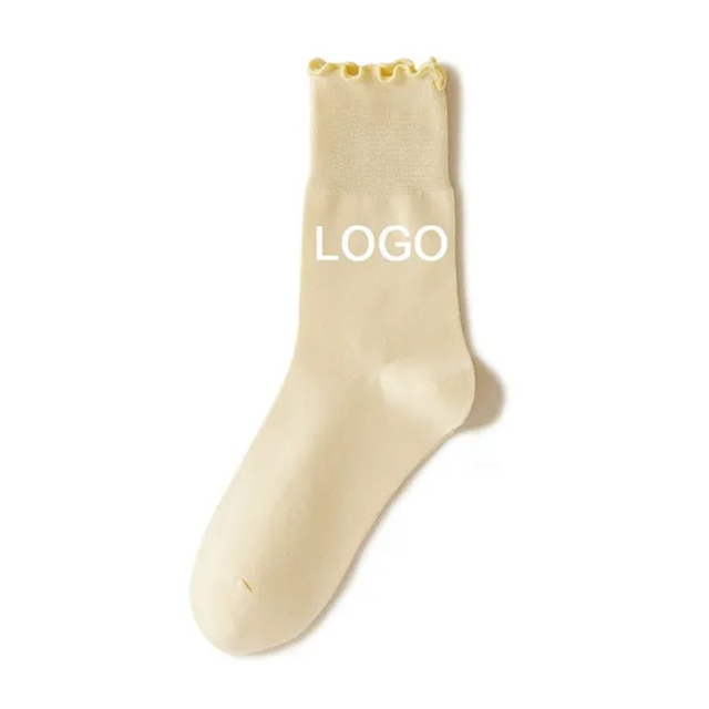 2024 Good Quality Cotton Solid Color Socks Soft Breathable Socks Crew Short Socks for Man and Woman