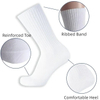 High Quality Fashion Logo Grip Wholesale White Crew Cotton Custom Print Men Socks
