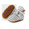 Whole Cotton Fabric Striped Print Infant Indoor Boy Girl Sock Shoes Booties Crib Baby Socks