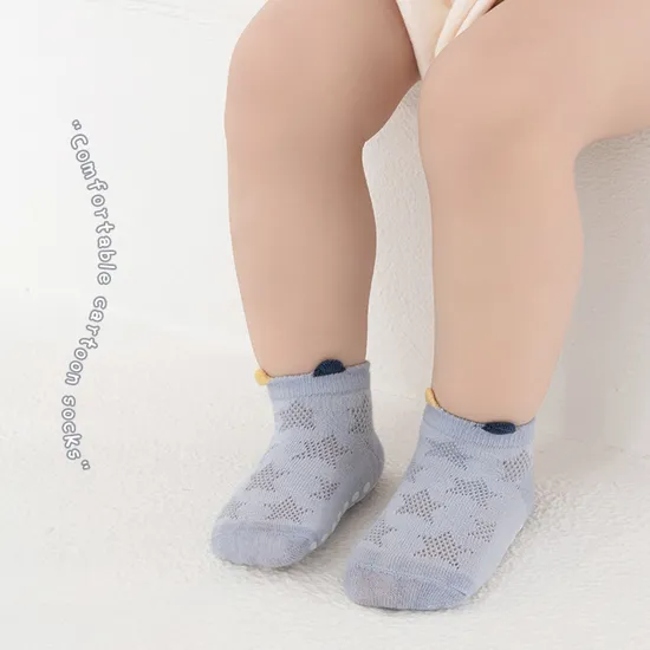 Boys and Girls Breathable Net Sock Children Ankle Cotton Thin Kids Socks Soft Baby Short Socks