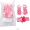 Baby Accessories, Flower Headband with Socks Set Baby Decorations