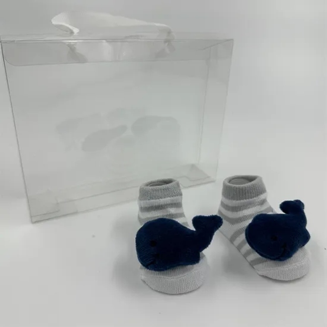 D Three Dimensional Soft and Cute Whale Baby Indoor Non Slip Warm Crawling Socks