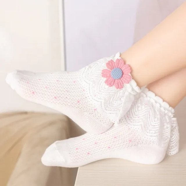 Summer Wholesale % Cotton Mesh Breathable High Quality Soft Child Baby Kids Socks