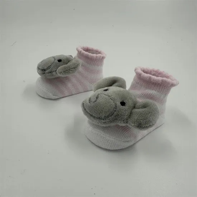 D Stereoscopic Cute Elephant Baby Indoor Non Slip Crawling Socks