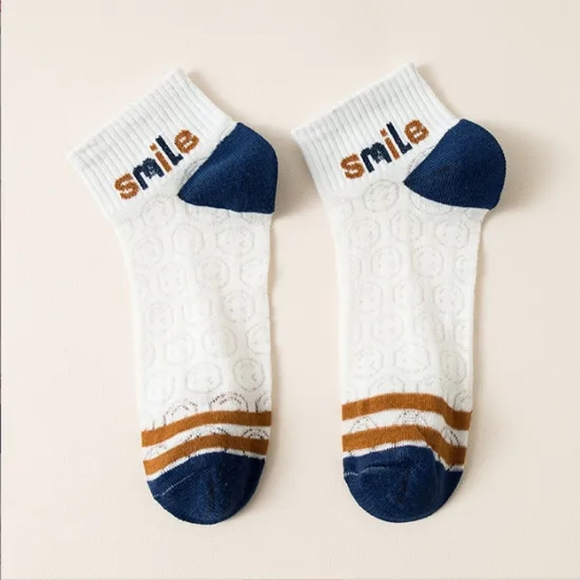  Needle New Thin Summer Women′s Short Boat Socks