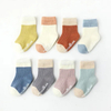 First Steps Small Baby Infant Slouch Ruffle Cuff High Knee Nonslip Grip Thick Wool Socks with Anti Slip Gripper